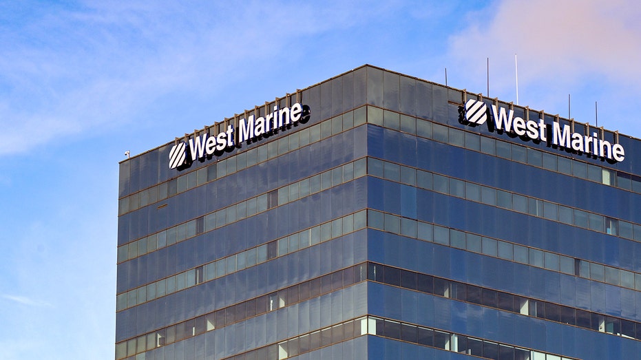 An exterior view of the West Marine headquarters.