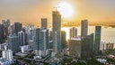 Cipriani Residences in Miami skyline