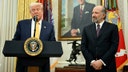 President Donald Trump and Howard Lutnick