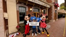 Eight-year-old Andres Robles of Arizona celebrates after being named Disneyland's honorary one billionth guest during a surprise ceremony at the California theme park. - Fox Business News