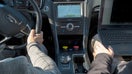 WASHINGTON, DC - OCTOBER 17: Operations manager Mark Dunkerley drives a Ford vehicle that will eventually drive itself while documentation program manager Patrick Gray navigates during an autonomous mapping meeting in Washington, D.C. on October 17, 2018. - Fox Business News