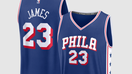 LeBron James' new Philadelphia 76ers jersey, where he will wear the No. 23 once more.  - Fox Business News