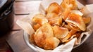 Fresh homemade potato chips are shown in a stock photo. The FDA has upgraded the recall of certain Zapp's and Dirty potato chips to its highest risk classification over potential salmonella contamination. - Fox Business News