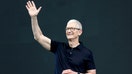 Apple CEO Tim Cook delivers the keynote address during the Apple WWDC at Apple Park on June 8, 2026 in Cupertino, California. - Fox Business News