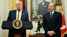 President Donald Trump speaks during a ceremonial swearing-in for Secretary of Commerce Howard Lutnick in the Oval Office of the White House in Washington, D.C., on Feb. 21, 2025. - Fox Business News