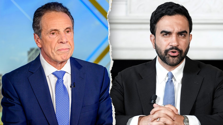 Split photo of Andrew Cuomo and Zohran Mamdani