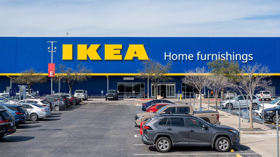 The exterior of an Ikea furniture store