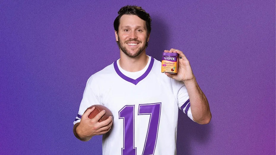Josh Allen poses for a photo