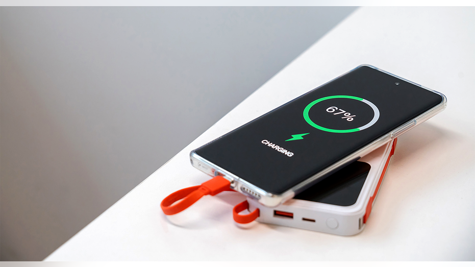 Power bank and phone