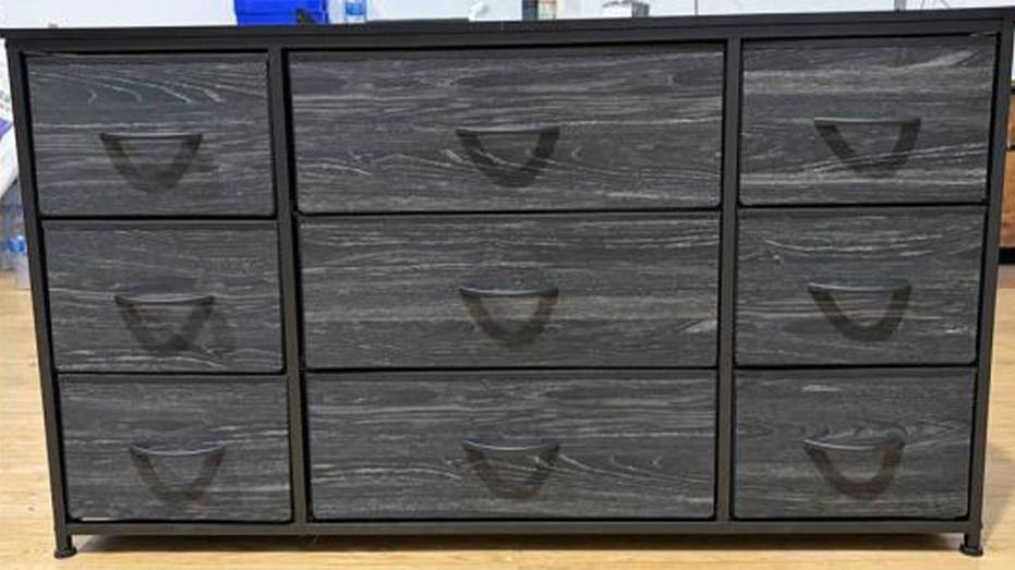 EnHomee 9-Drawer Fabric Dresser recalled by the CPSC after failing federal tip-over safety standards