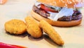 A tray with a plant-based burger Whopper and plant-based nuggets stands in a restaurant of the fast-food chain Burger King. - Fox News