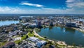 Winter aerial image of the City of Lakeland, FL, Munn Park Historic District. - Fox News