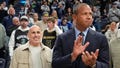 Minnesota Timberwolves minority owners Marc Lore and Alex Rodriguez celebrate the team&rsquo;s win over the Phoenix Suns at Target Center in Minneapolis, Minnesota, on March 28, 2025. - Fox News