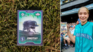 Mariners fan Abby, 13, pulled the coveted one-of-one gold Jimothy rookie card during a special promotion at T-Mobile Park. The card later sold for $21,100 on eBay. - Fox Business News