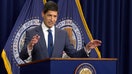 U.S. Federal Reserve Chair Kevin Warsh attends a press conference in Washington, D.C., the United States, July 29, 2026. The U.S. Federal Reserve on Wednesday kept the target range for the federal funds rate unchanged at 3.5 to 3.75 percent, as widely expected by the market.The move marks the Fed's fifth monetary policy meeting in a row with a wait-and-see stance, while expectations for an interest rate hike build up for the coming months.  - Fox Business News