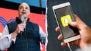 Pennsylvania Attorney General Dave Sunday, left, sued Snap Inc., the parent company of Snapchat, alleging the social media platform uses addictive design features and misrepresents its safety for younger users. - Fox Business News