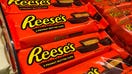 Reese's products are displayed at a store. The Magnum Ice Cream Company is recalling certain Reese's and Almond Joy branded ice cream bars over inaccurate nutritional information on the packaging. - Fox Business News