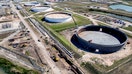 In an aerial view, the Strategic Petroleum Reserve storage at the Bryan Mound site is seen on Oct. 19, 2022, in Freeport, Texas. - Fox Business News