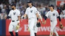 The New York Yankees celebrate after the ninth inning against the St. Louis Cardinals at Yankee Stadium on Aug. 4, 2026, in the Bronx borough of New York City. - Fox Business News