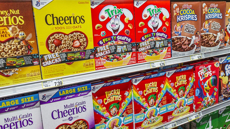Cereal boxes