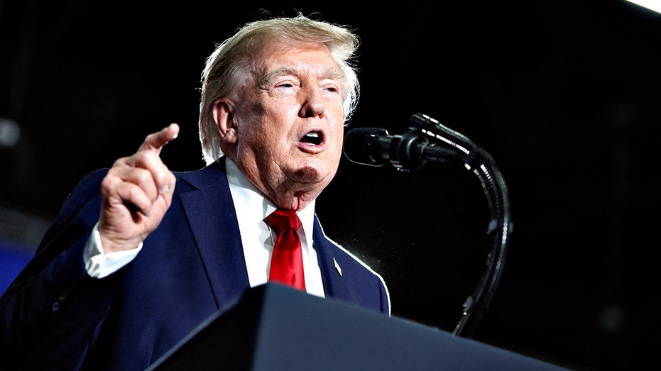 President Donald Trump speaks