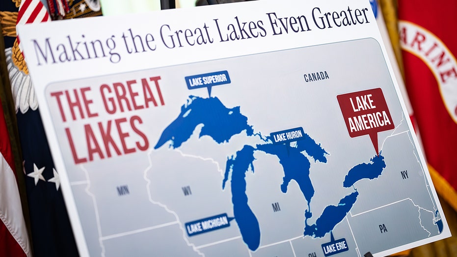 "Making the Great Lakes Even Greater" signage