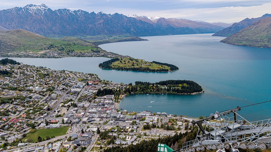 A view of Queenstown, New Zealand