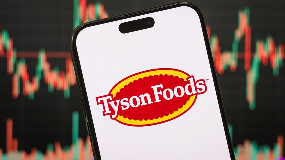 the logo of Tyson Foods, Inc.