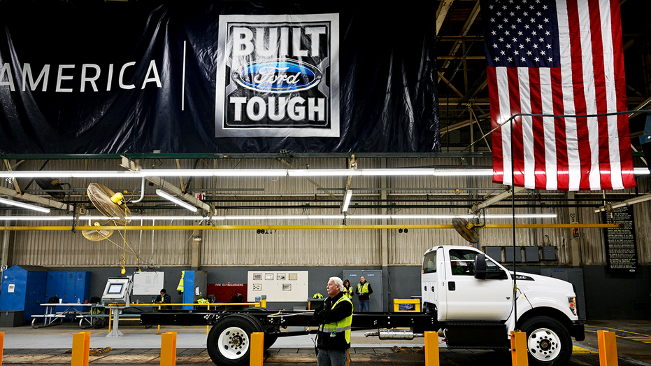 Ford's Ohio Assembly Plant in Sheffield Lake, Ohio, US.
