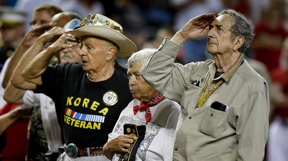 Veterans salute