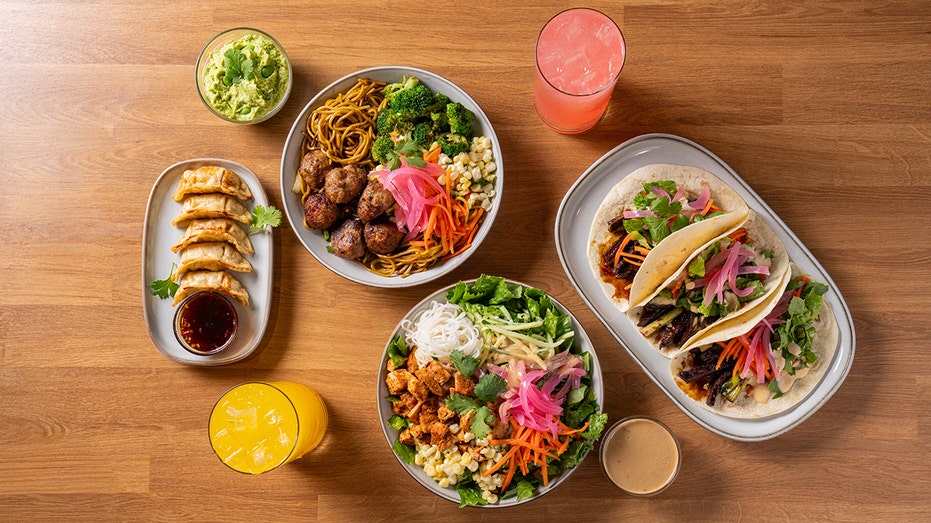Menu items from Zao Asian Grill