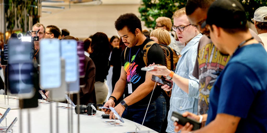 Apple's iPhone 18 goes on sale as customers line up at stores worldwide
