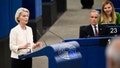 European Commission President Ursula von der Leyen delivers a speech near Canada's Prime Minister Mark Carney (2R) during her annual State of the Union address at a plenary session of the European Parliament in Strasbourg, eastern France on September 16, 2026. - Fox News
