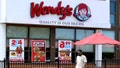 Signage for a Wendy's restaurant location in Brampton, Ontario, on May 27, 2026. - Fox News