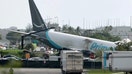 MIAMI, FLORIDA - SEPTEMBER 06:  An Amazon cargo plane is seen after it crashed at Miami International Airport on September 06, 2026 in Miami, Florida. In a statement, the Federal Aviation Administration said Prime Air Flight 7598 overran the runway while landing around 2 p.m. after departing from Luis Mu&ntilde;oz Mar&iacute;n International Airport in San Juan, Puerto Rico, earlier today. (Photo by Joe Raedle/Getty Images) - Fox Business News
