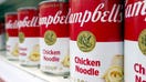 Cans of Campbell's chicken noodle soup for sale are displayed at a store on July 22, 2026 in Washington, D.C. - Fox Business News