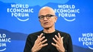 Microsoft CEO Satya Nadella gestures as he speaks during the World Economic Forum (WEF) annual meeting in Davos on January 20, 2026. - Fox Business News