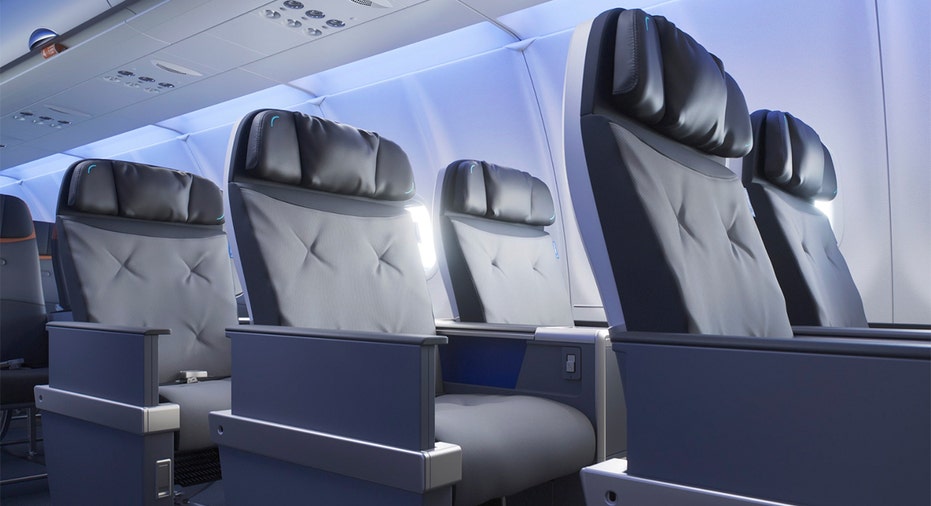 JetBlue's new BlueFirst cabin