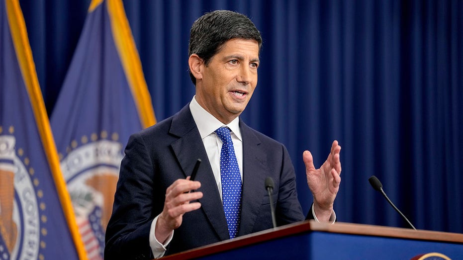 Fed Chair Kevin Warsh speaks at a press conference