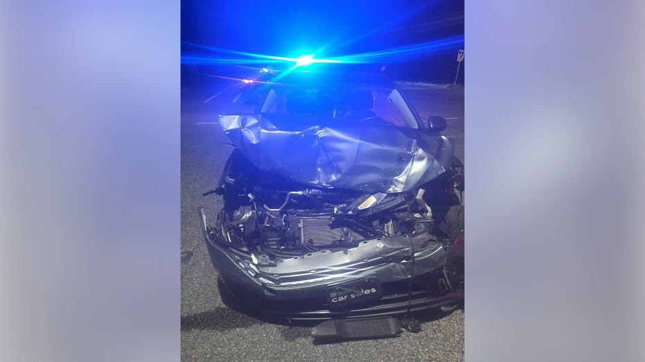 Damaged car