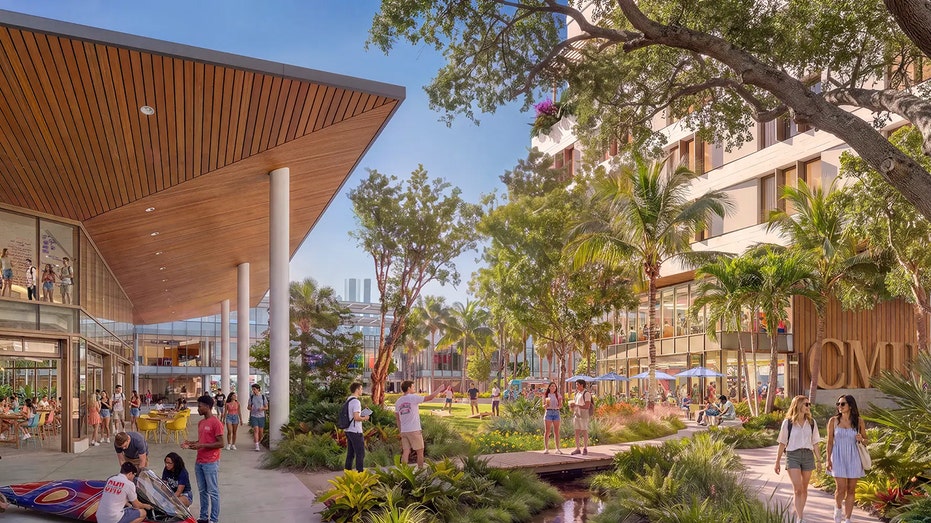 Conceptual rendering of the CMU Miami campus