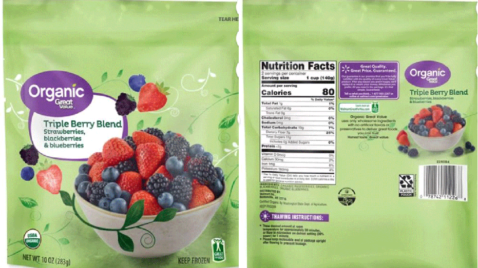 Mixed berry package