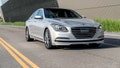 The front of a model year 2017 Genesis G80. - Fox News