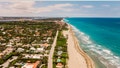 An aerial view of the island of Palm Beach, facing north. - Fox News