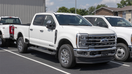 Ford F-250 Super Duty SRW 4X4 Crew Cab display. Ford offers the F250 with a 6.7L Power Stroke V8 diesel engine. - Fox Business News