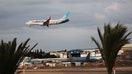 30 September 2026, Israel, Tel Aviv: A replacement Flydubai plane lands at Ben Gurion Airport. The flight, travelling from Dubai to Tel Aviv, was diverted to Saudi Arabia following a violent altercation in the cockpit.  - Fox Business News
