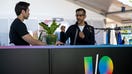 Google CEO Sundar Pichai speaks during a Google I/O event. Alphabet shares plunged following disappointing quarterly earnings and concerns about the cost of expanding its AI operations. - Fox Business News