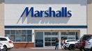 Shoppers are seen in the parking lot of a Marshalls store near Bloomsburg.  - Fo