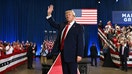 US President Donald Trump waves goodbye after speaking during a midterm campaign rally at Lubbock Memorial Civic Center in Lubbock, Texas on October 27, 2026.  - Fox Business News