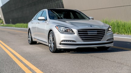The front of a model year 2017 Genesis G80. - Fox Business News